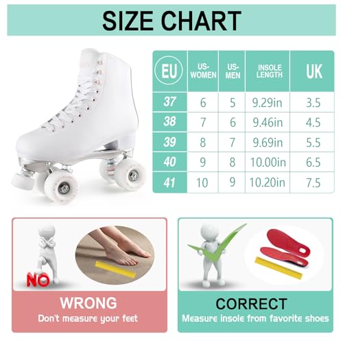 La mejor comparación de Patines blancos cuatro que puedes comprar esta semana. 3 Imagen adicional