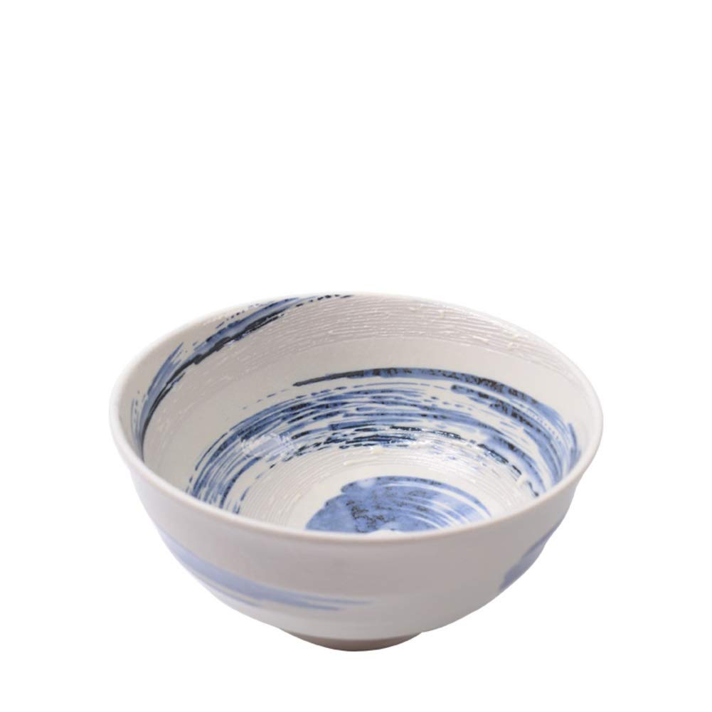 Miska do Ramen w stylu japońskim, duża ceramiczna miska do serwowania imprez, ceramicznych talerzy do serwowania, miska do mieszania sałatek, zup, owoców, misek na płatki śniadaniowe i makaron.