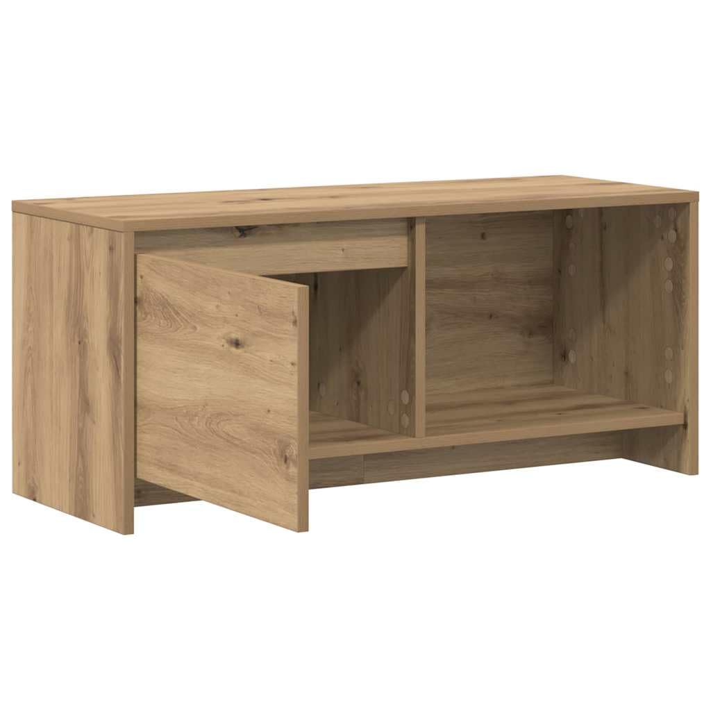 Zestaw szafek pod telewizor Artisan dąb 90 x 35 x 40 cm, materiał drewnopochodny, montaż ścienny, z 2 drzwiami, regał, nowoczesny design, uniwersalny, do salonu, trwały