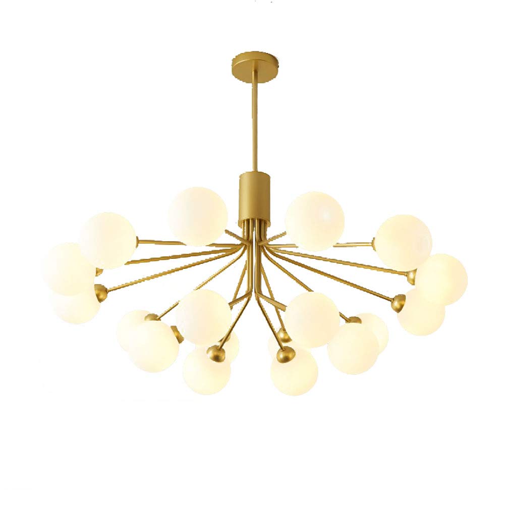 Lampadario Industriale Vintage Sputnik a 18 luci, lampadario Moderno a Sfera in Vetro, Lampada da soffitto Irregolare in Metallo, Lampada da Cucina per lavello, Bar, 12 Teste