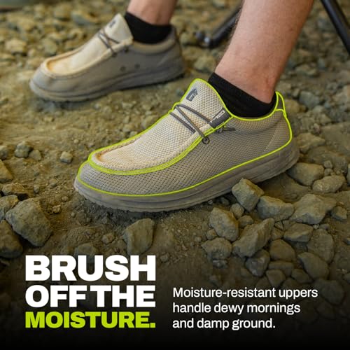 Image of Mens Casual Shoes - Men's Loafers & Slip-Ons Camp Shoes with No-Tie Laces -Arch Support Boat Shoes for Everyday Wear
