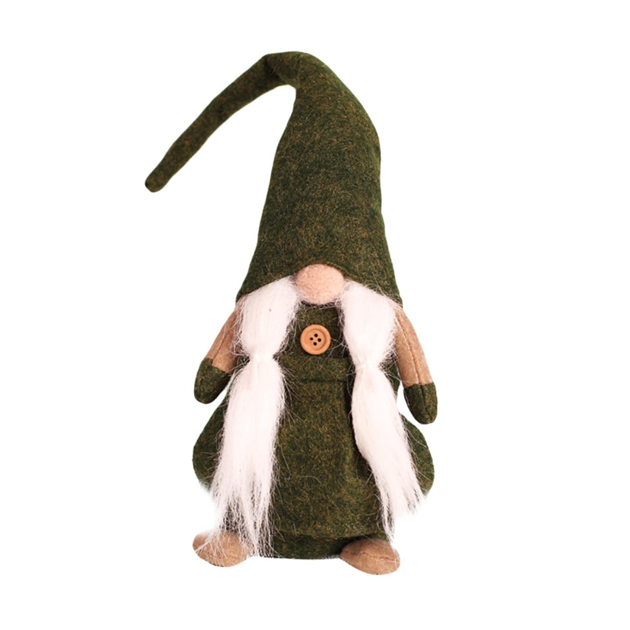 Abaodam 2stücke Weihnachtlicher GNOME Tomte Nisse Plüschfigur Skandinavische Dekoration Für Tisch Und Fenster Für Weihnachtsfeiern Und Festliche Anlässe Grün