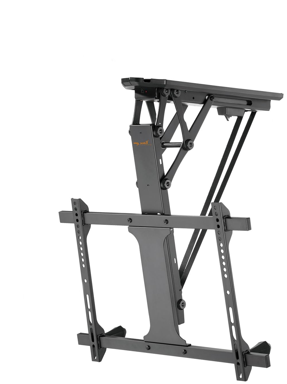 mywall HL44ML - Soporte de Techo Plegable y motorizado para televisores de 32" a 70" (81-176 cm), Carga de hasta 35 kg, con Mando a Distancia, con función Smart Home