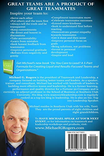 You Are The Team: 6 Simple Ways Teammates Can Go From Good To Great #TOP1