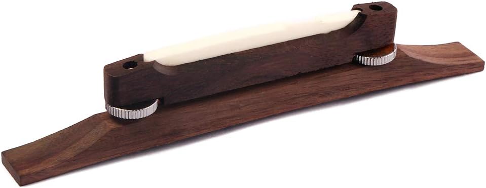 Guitar Bridge Rosewood Adjustable for 6 String Jazz Martin Style Guitar Part Accessories (GA610)