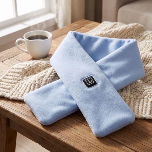 Heated Scarf for Women Men Winter Neck Wrap with 3 Heating Modes - image 4