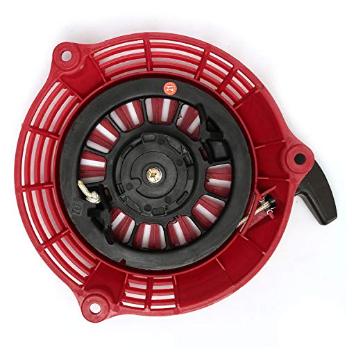 FairytaleMM Pull Start Recoil Starter GCV135 GCV160 EN2000 HRU19 Lawnmower Engine Cropper Grass Cutter Starter Plate(Red & black)