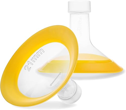 Nenesupply Bridas ovaladas de 0.827 in compatibles con piezas de bomba Medela de repuesto de 0.827 in para extractores de leche Medela. Trabaja con