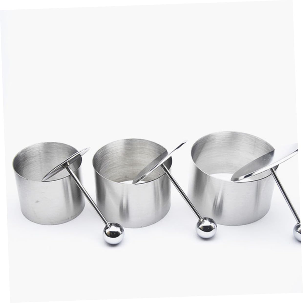 Molde Bordes Lisos de Acero Inoxidable Redondo para Platos Fríos Mantiene la Forma de Alimentos Herramienta Práctica para Cocina y Repostería