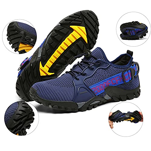 Image of ABAO Hiking Shoes Men Women Outdoor Sports Shoes Non-Slip Breathable Sneakers Low Top Walking Shoes for Outdoor Trailing Trekking Walking Climbing Travel Lightweight