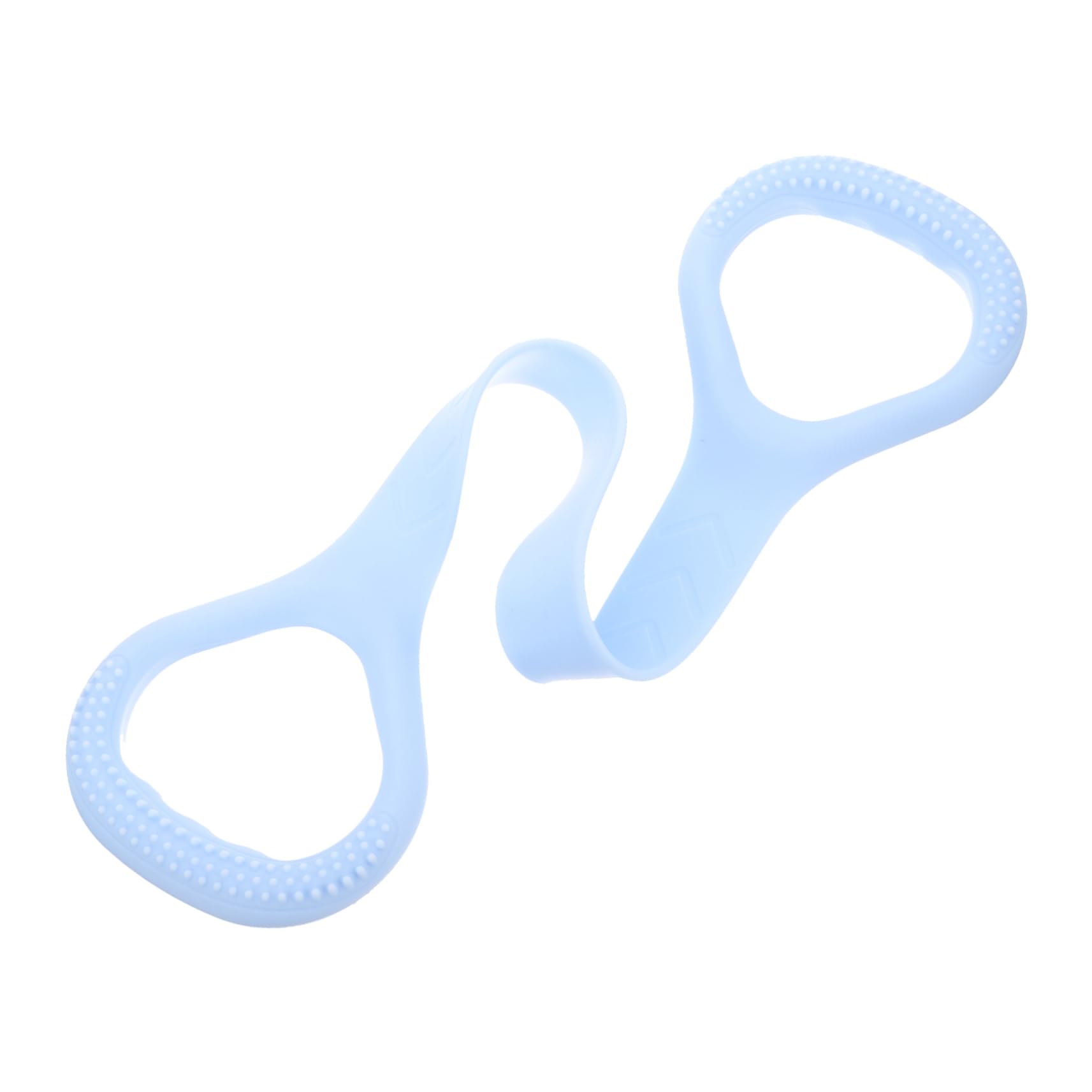 Toyvian Banda elastica di tensione fascia per esercizi bande di resistenza con manici bande di allenamento banda elastica di resistenza al fitness Gel di silice Sky-Blue