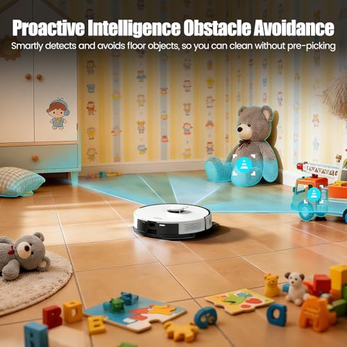 Robot Vacuum with Self-Emptying Station