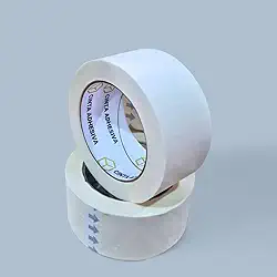 Kit 2 Rolos Fita Crepe 48mm x 50m - Uso Geral, Pintura e Embalagem, Alta Aderência