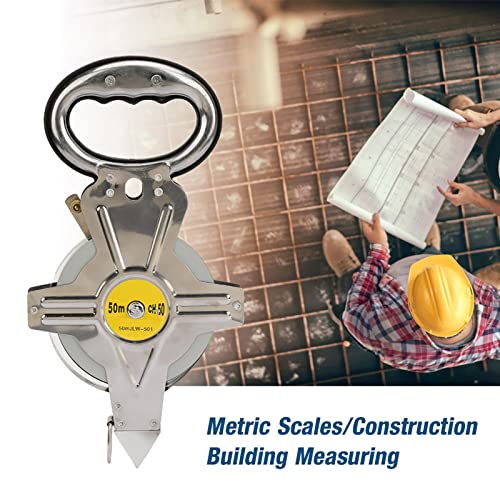 Cinta Métrica Acero Inoxidable 50 m para Construcción miniatura 2