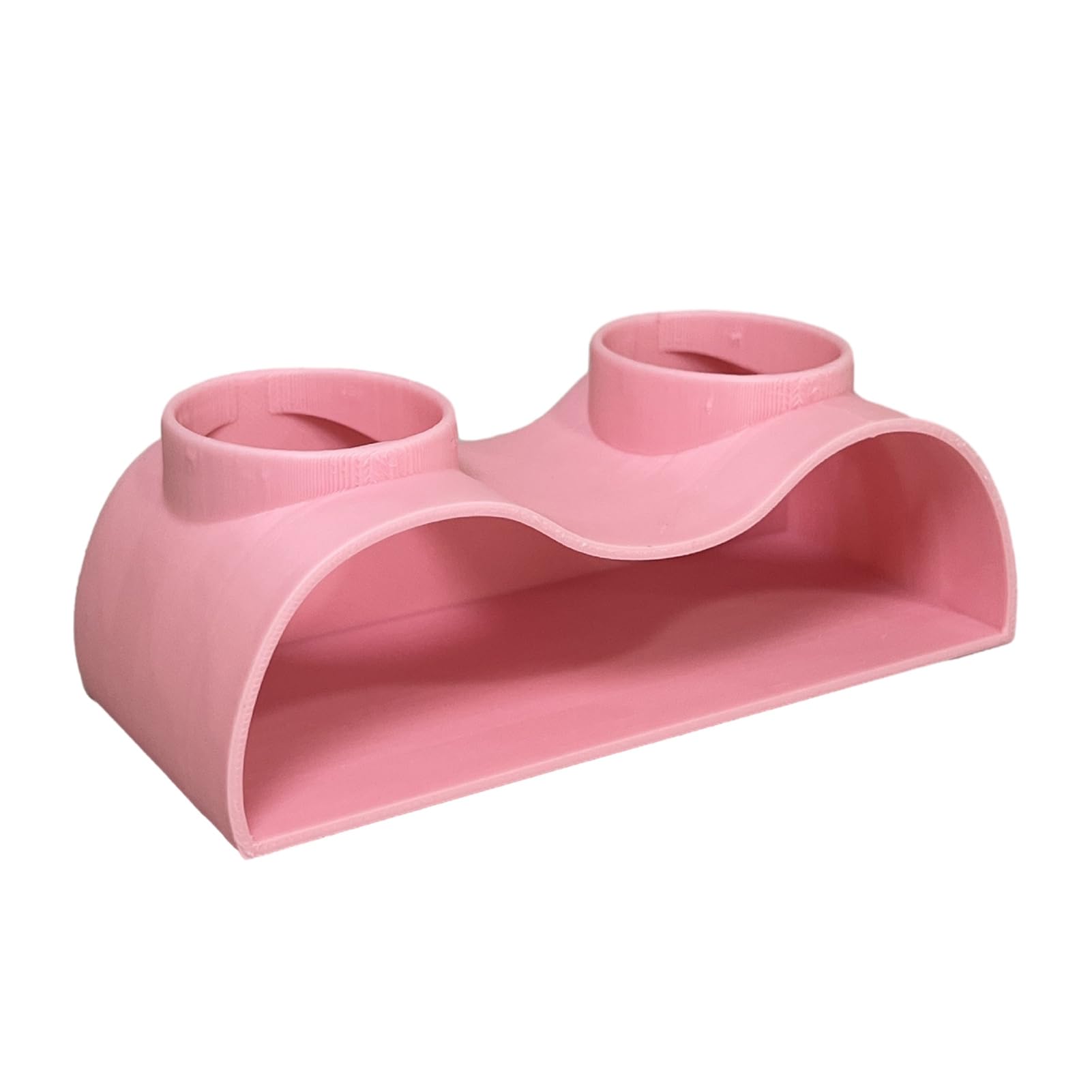 sugerou Aquarium Tunnel Decoration with PLA – Fish Tank Cave Hideout for Betta Loach Shrimp, Safe Substrate Hiding Spot for Small Aquariums (12x5x4.2cm) Pink