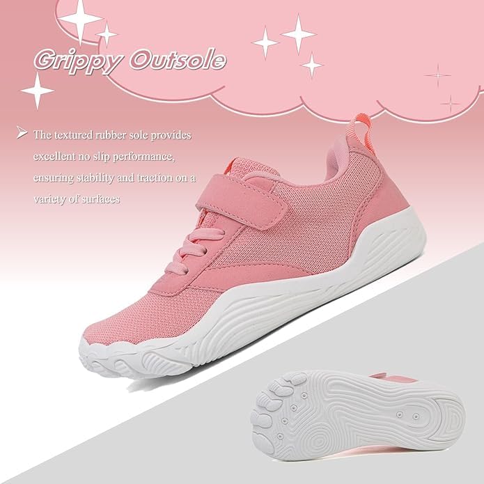 Boys Shoes Size 3 Sneakers Slip On Wide Toe Barefoot Breathable Outdoor Walking Hiking Shoes Tennis for Big Kids Girls4