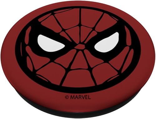 Miniatura 7 de Marvel Máscara circular de Spider-Man PopSockets PopGrip agarre intercambiable para teléfonos y tabletas PopSockets MagSafe PopGrip para iPhone