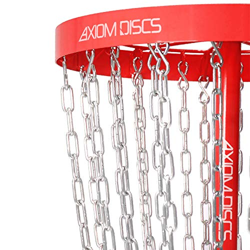 Axiom Discs Pro 24-Chain Disc Golf Basket - Red #TOP2