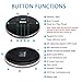 Portable CD Player for Car, Personal Compact CD Player with Stereo Headphones/USB Power Cable/LCD Display, Anti-Skip Small CD Player, CD Music Player with Anti-Shock Function, Black