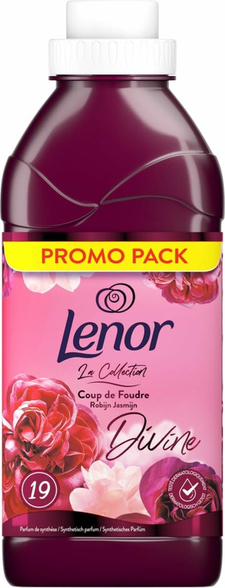 LENOR Lenor Robijn Jasmijn - Suavizante - Paquete económico 8x19 Lavados (Lenor Ruby 8x19)