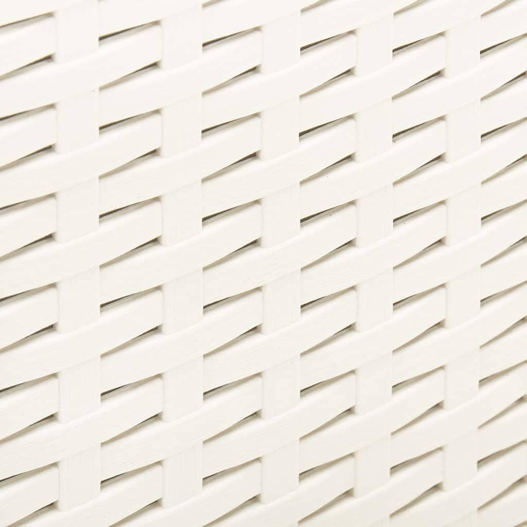 Patio Table,Porch Side Table,Balcony Desk,Outdoor Dining Table,Outside Tables for Yard,for Patio, Garden and Deck, White 20.9"x20.9"x15.7" Plastic