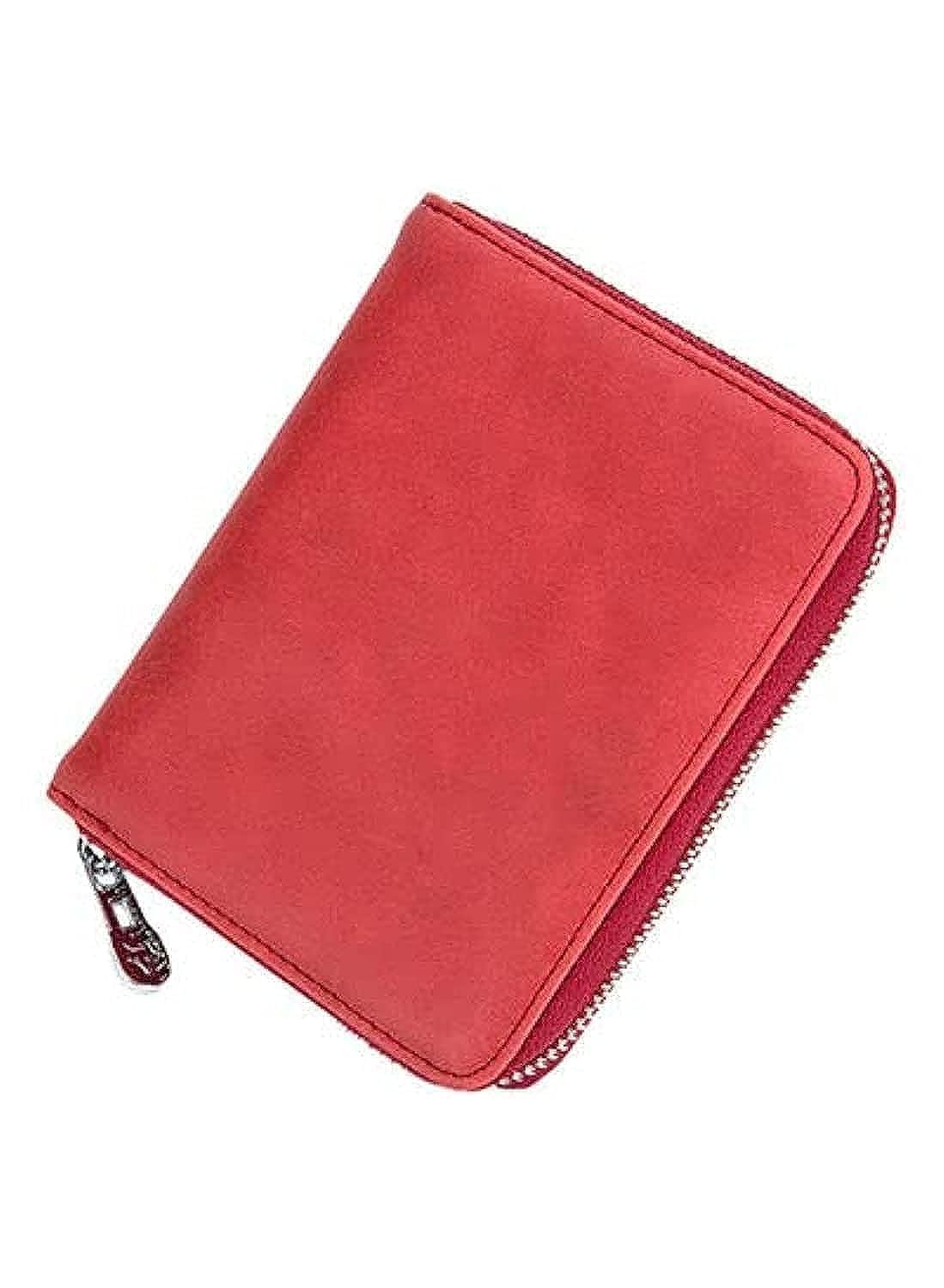 Zip Around Wallet Red