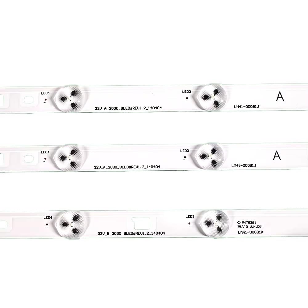 Taśma LED do LM41-00091J KDL-32R303B KDL-32R303C KDL-32RD303 KDL-32R410B KDL-32R413B KDL-32R433B KDL-32RD433 LM41-00091K(10kit-30pcs)