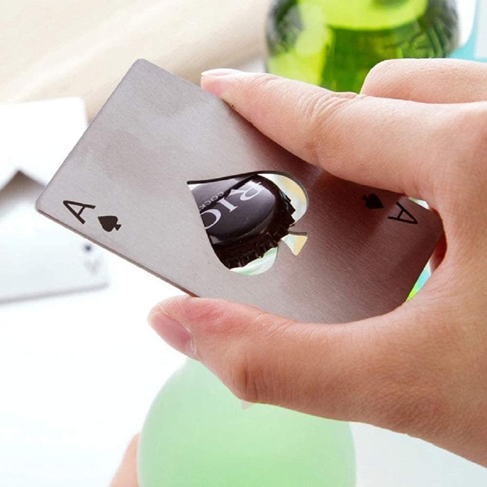 NEOM Casino Poker Bottle/Bar/Beer/Soda Steel Opener Credit Card Size