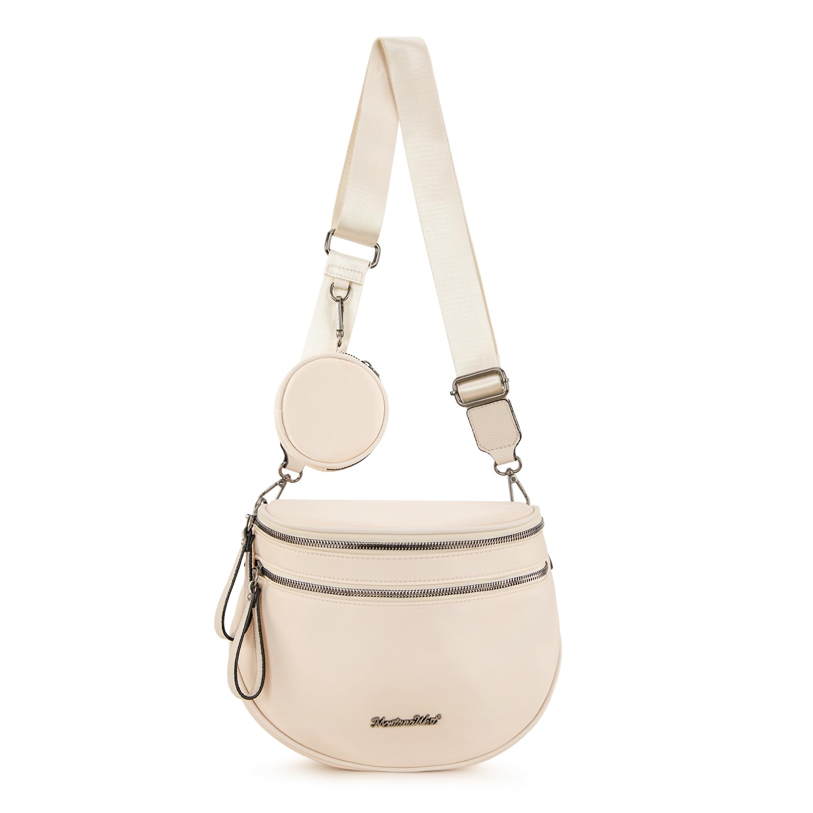 Montana West Large Bum Bag Nylon Crossbody Bags Mom Purse with with Coin Purse