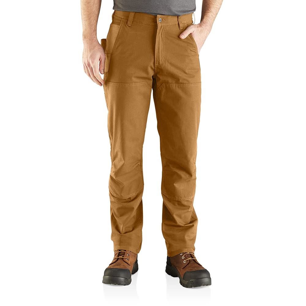 Carhartt Steel Rugged Flex Relaxed Fit Double-Front Utility Work Trousers Men Brown W32/L30