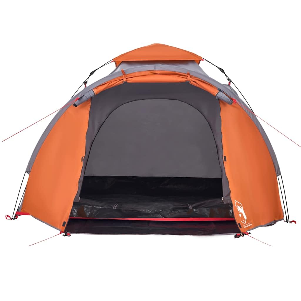 Carpa exterior verde impermeable con sistema de liberación rápida, T-poliéster, ligera y portátil para aventuras de camping