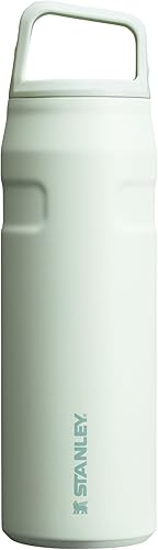 Miniatura 55 de Botella Stanley IceFlow con tapa y para llevar | Boca ancha con tapa de rosca | Ligera y a prueba de fugas para viajes y deportes | Acero inoxidable