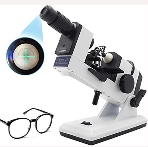 JXYQ Portable Manual Optical Lensmeter - High Precision Measurement, External Reading 0.125D to ±25D, Accurate Lens Testing Equipment