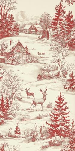 100 servilletas de Navidad desechables de 3 capas, color rojo, para invitados de Navidad, servilletas de cóctel, servilletas de papel de Navidad para fiestas en casa, baño, vacaciones (8 x 4.3