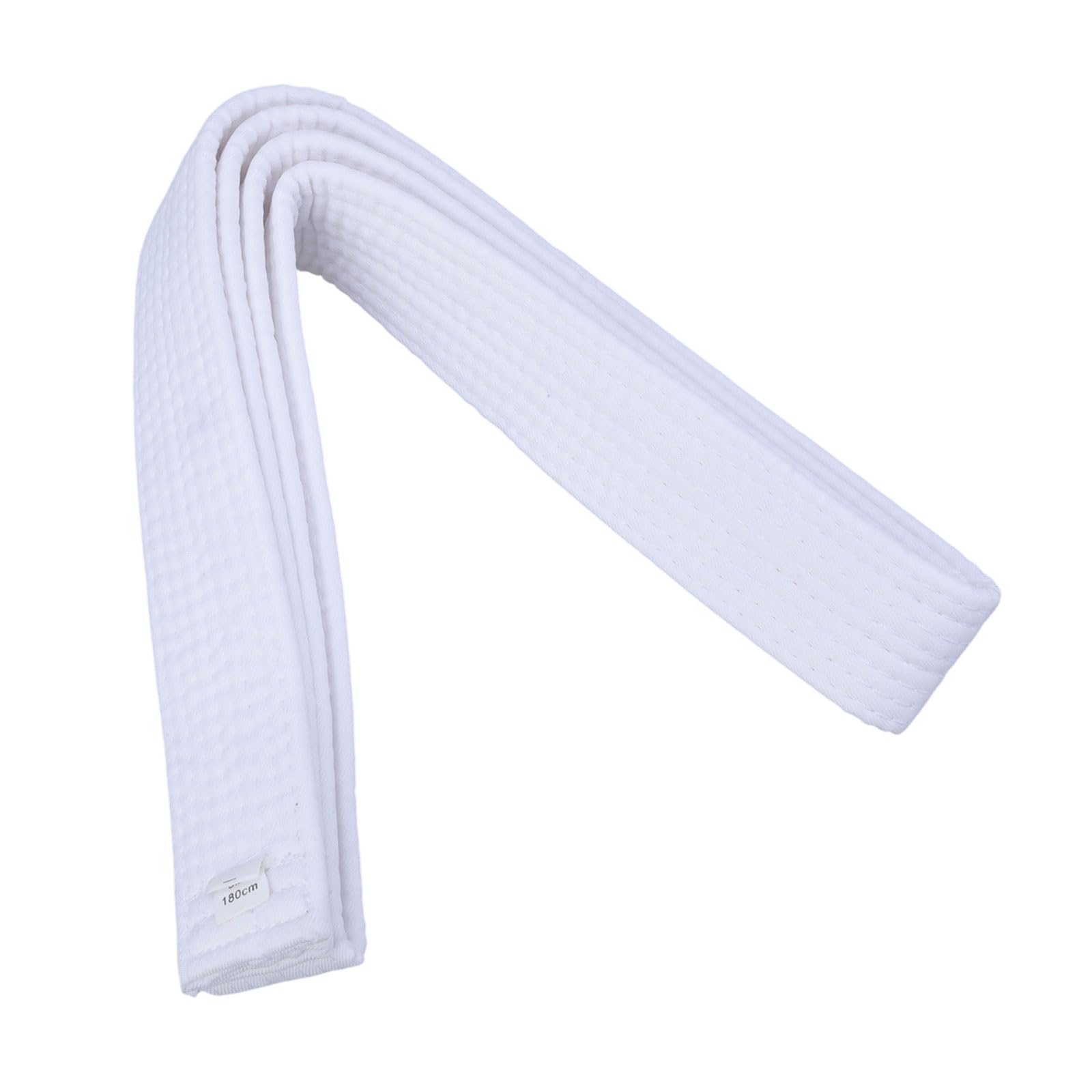 Ceinture d'arts martiaux pour enfants - 180 cm de long - Ceinture de judo longue et souple - Ceinture blanche - Ceinture de taekwondo, karaté, ceinture noire