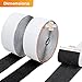 UPXDUMI 2 inch x 16 ft Hook and Loop Strips with Adhesive, Multipurpose Sticky Back Strip Heavy Duty, Strong Double Sided Fasteners Tape Roll for Outdoor Indoor Industrial Home Office Fabric, Black