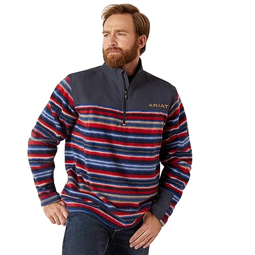 ARIAT Men's Basis 2.0 1/4 Zip Sweatshirt - Scooter, XX-Large