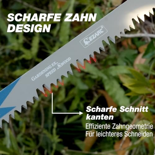 EZARC Säbelsägeblätter Holz, CRV, R1231GS, 5TPI 300mm, 5tlg – Ansicht 3