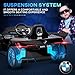 Aosom Electric Car for Kids, 12V Licensed BMW i4 Ride on Car with 2.4G Remote Control, Suspension System, Horn Honking, Music, Lights for Boys and Girls, Black