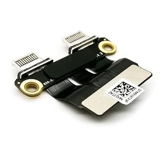 DC Power Jack I/O USB-C Board Flex Cable 820-00484-02 923-01444 Replacement for MacBook Pro 13" 15" A1706 A1707Late 2016-Mid 2017