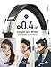Mpow HC6 USB Headset with Microphone, Comfort-fit Office Computer Headphone, On-Ear 3.5mm Jack Call Center Headset for Cell Phone, 270 Degree Boom Mic, in-line Control with Mute for Skype, Webinar