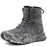 Sosenfer Mens Extra Wide Winter Boots Waterproof Insulated Snow Boots – Warm Fur Lined Cold Weather Boots with Wide Toe Box, Anti-Slip Outdoor Winter Shoes for Men Canada