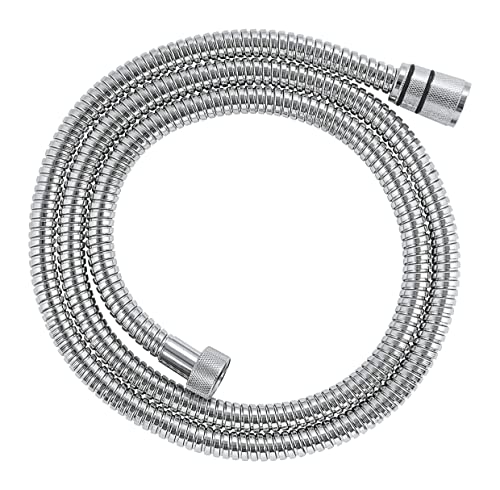 GROHE VitalioFlex Metal Long-Life TwistStop, Shower Hose 1.5 m (Tensile Strength 50 kg, Pressure Resistance Up to 16 Bar