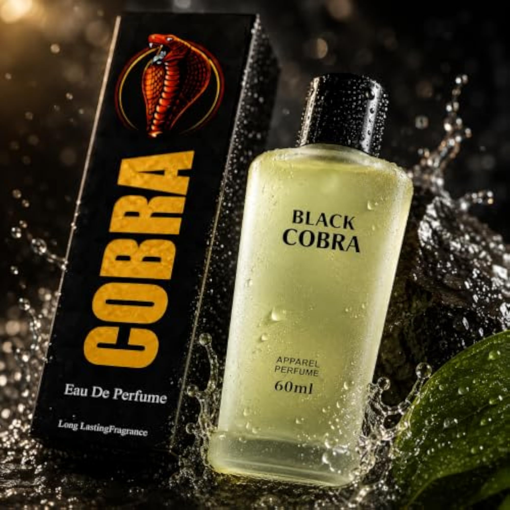 BLACK COBRA Eau De Parfum for Men, Long Lasting Fragrance