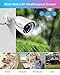 ZOSI H.265+ Full 1080p Home Security Camera System Outdoor Indoor, 5MP-Lite CCTV DVR 8 Channel and 4 x 1080p (2MP) Day Night Vision Weatherproof Surveillance Bullet Camera, Motion Alerts (No HDD)