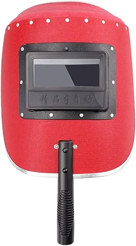 Miniatura 1 de Utoolmart Máscara de soldadura Escudo de mano Casco de soldadura Arco Tig pulido protector facial con gafas para alta temperatura de operación de
