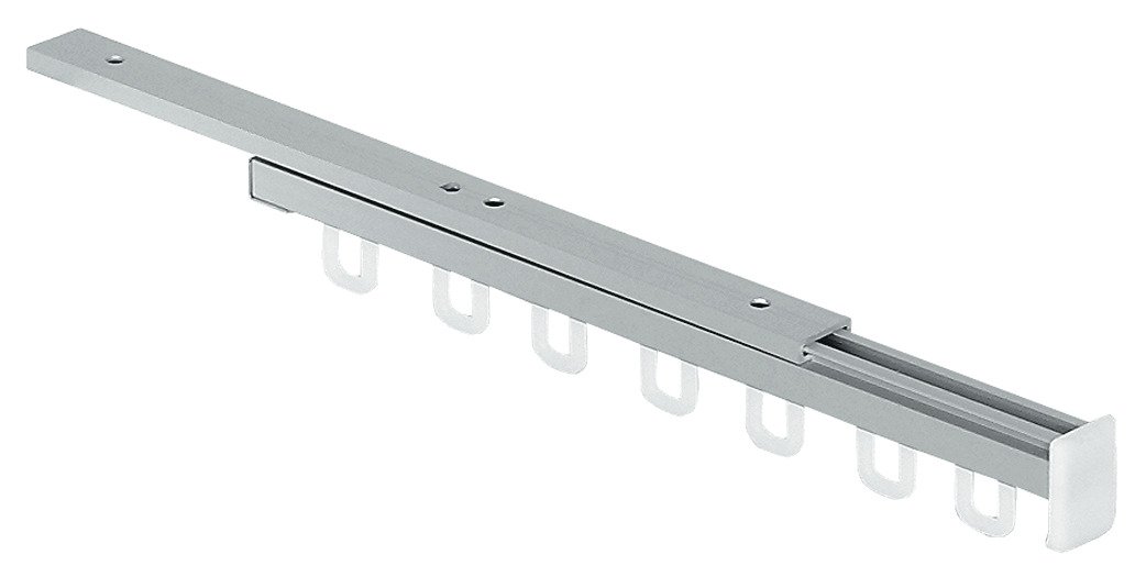 Soporte percha extensible aluminio 305mm aireador para vestido armario GedoTec