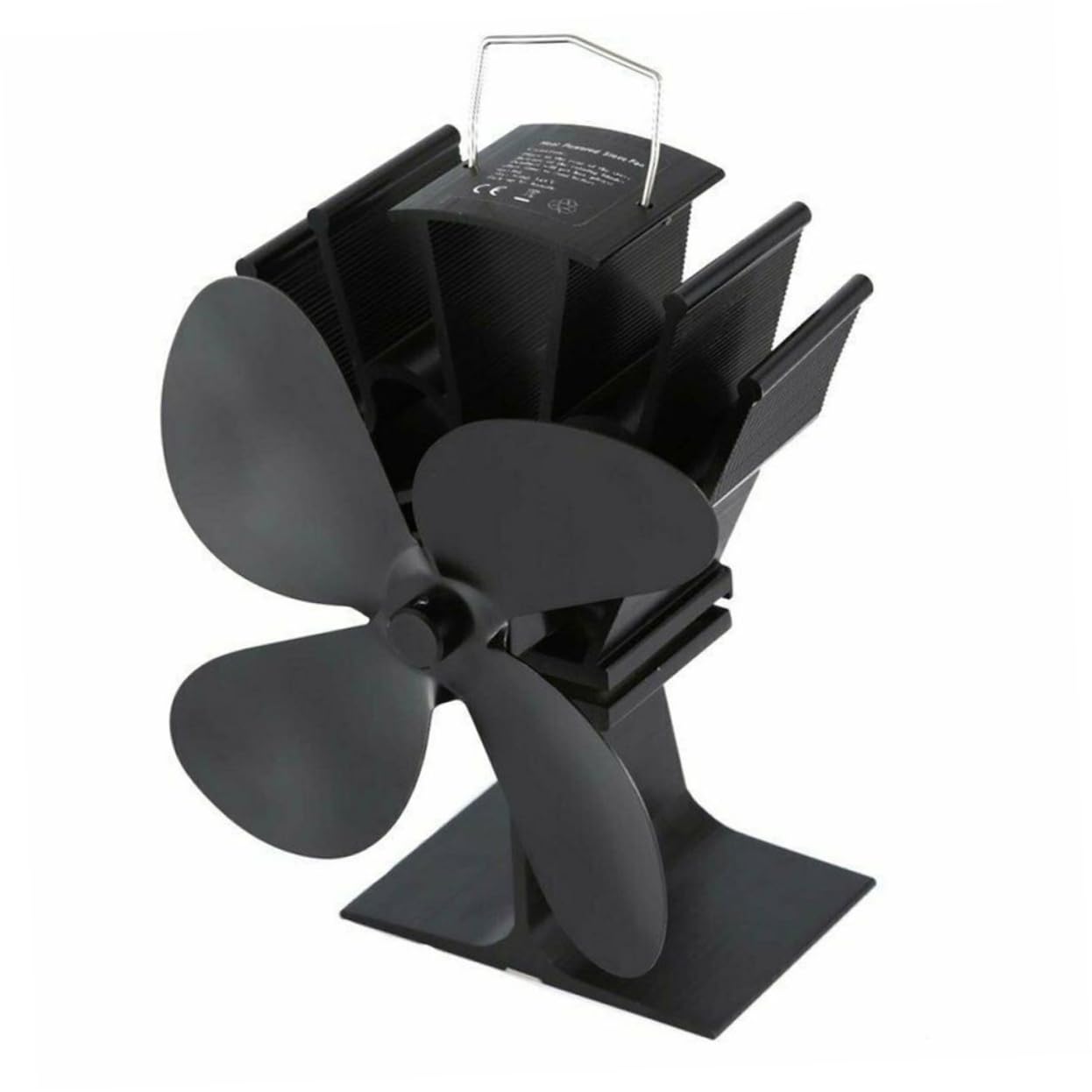 Ventilateur de cheminée thermique silencieux Cabilateur diffuseur air chaud poêle