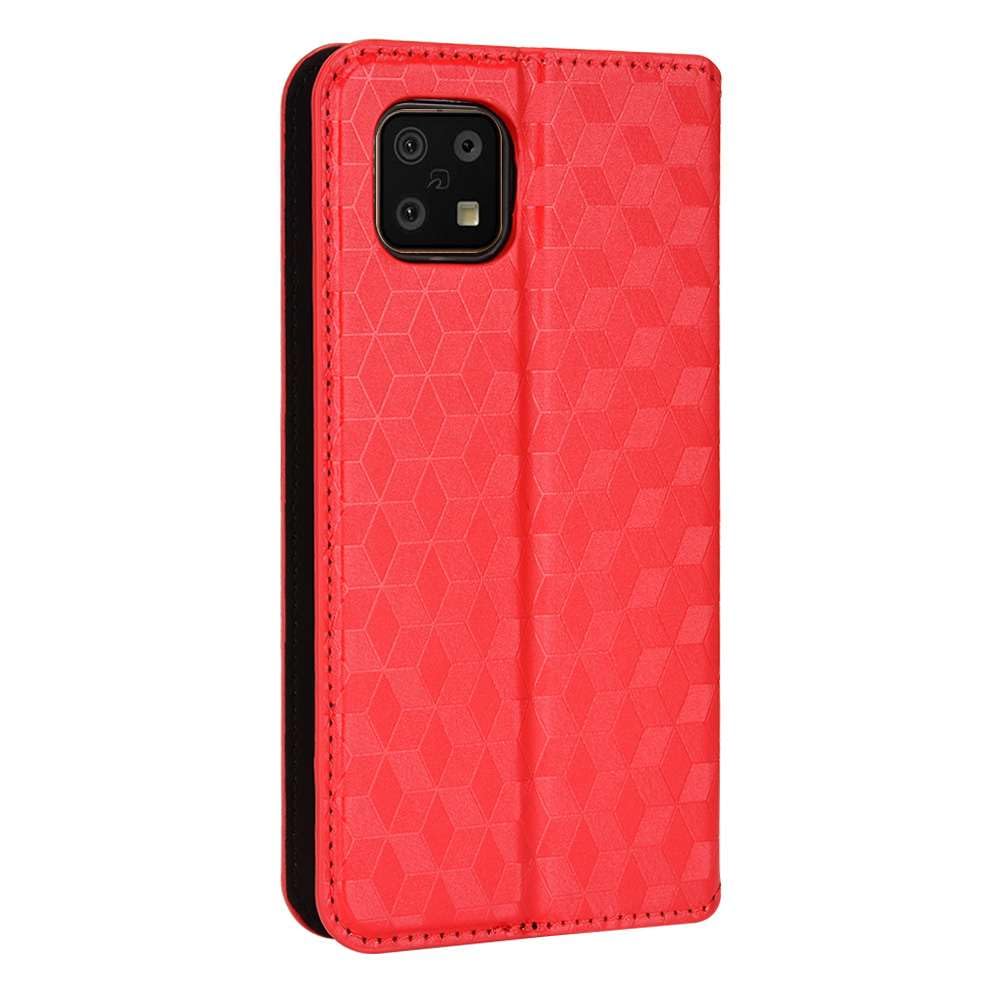Sharp Aquos Sense6 SH-54B SHG05 ile Uyumlu Kılıf, Kart Yuvalı Deri