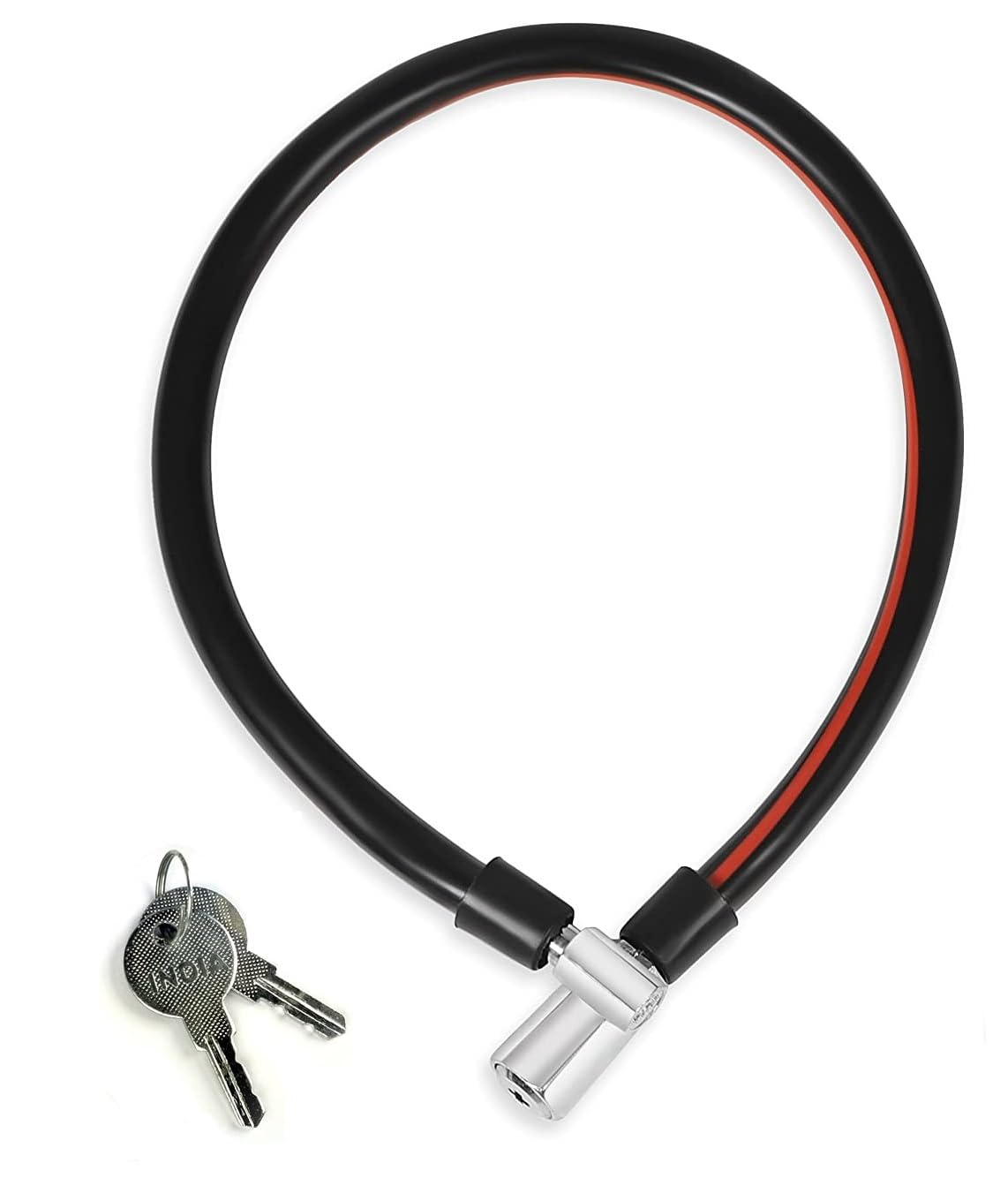 Top Team Heavy Duty Multipurpose Use Cycle, Bike, Helmet Oil Rubbed Cable Lock with Keys (Color - May Vary). (EL) (B0BW67MNMC) Amazon Price History, Amazon Price Tracker